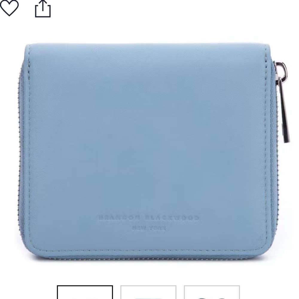 Brandon Blackwood Tristan Wallet in Powder Blue